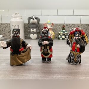 VINTAGE TRIO OF CHINESE WARRIORS